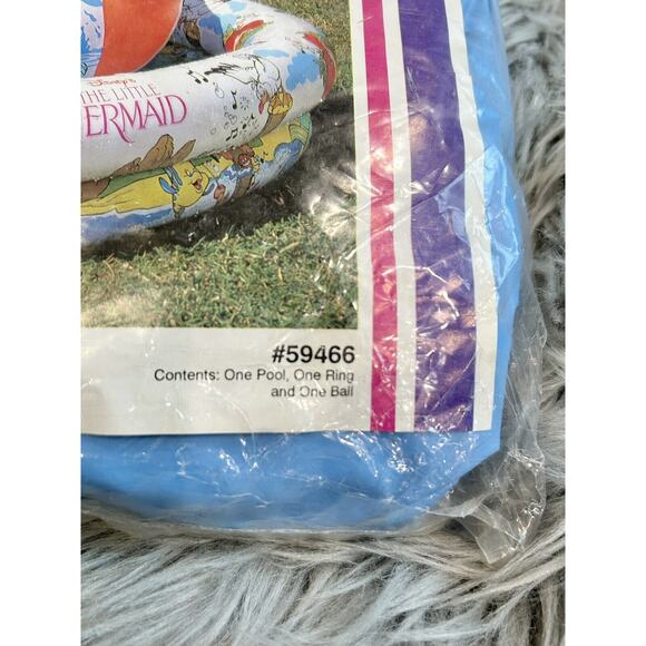 Intex The Wet Set The‎ Little Mermaid 1991 50" x 10" POOL & 20" RING Only - Picture 5 of 7